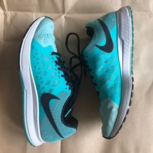 Nike Zoom Running Shoe Teal Ice Blue Womens